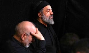 تصاویر: حضور قالیباف در مراسم عزاداری شب چهارم ماه محرم  