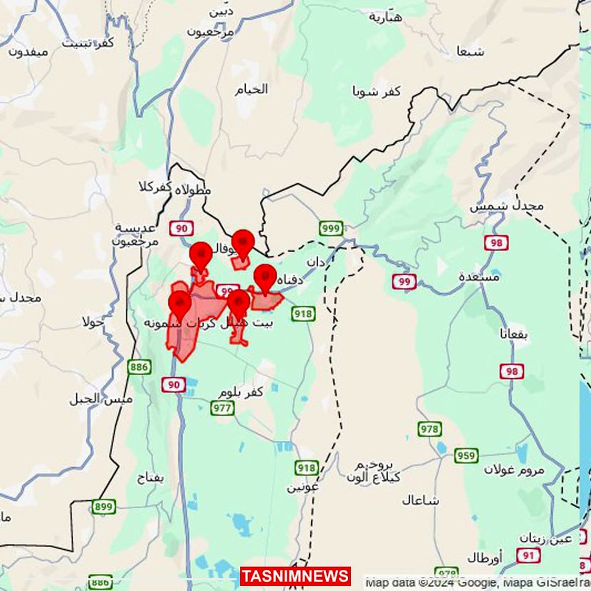 موشکباران مجدد شمال فلسطین اشغالی
