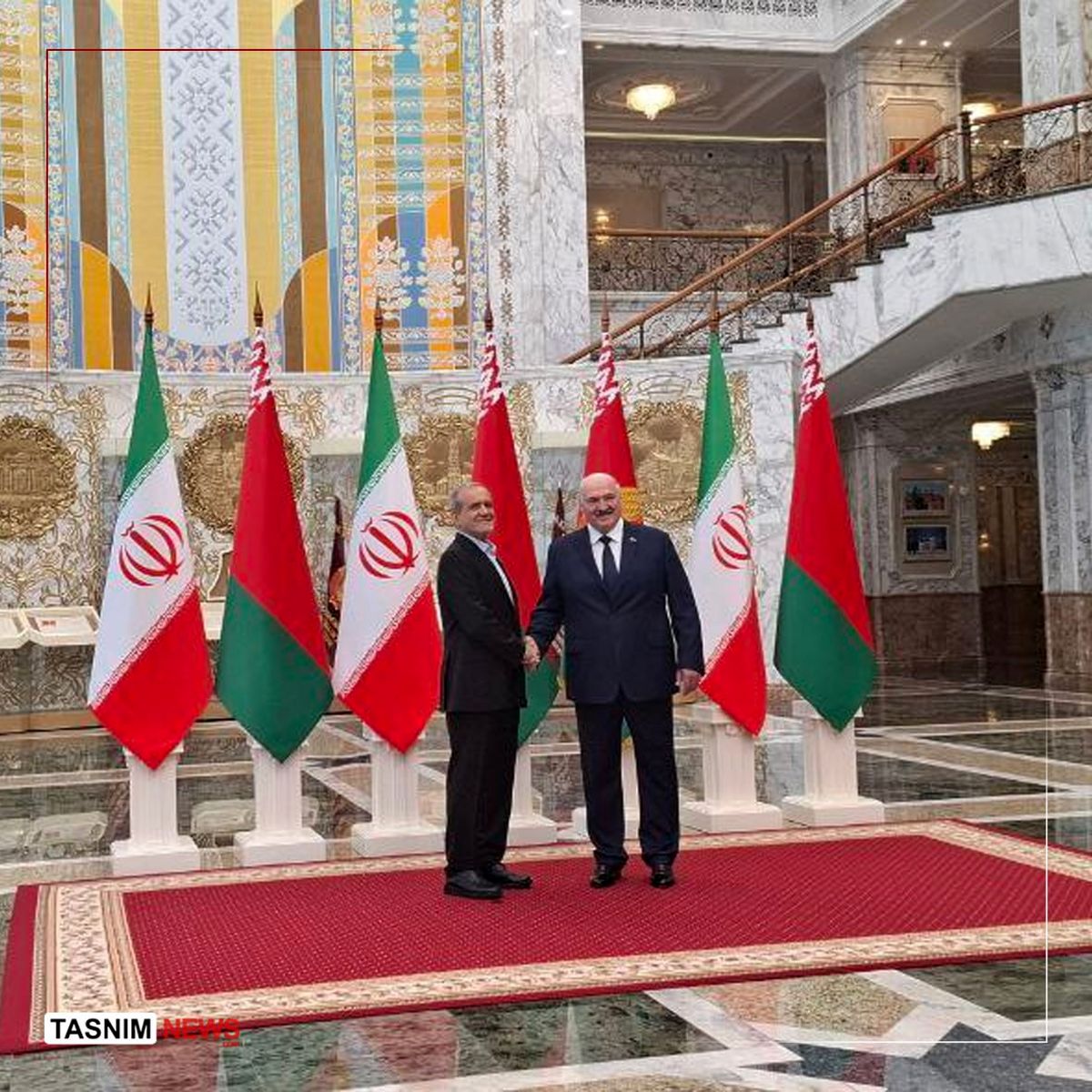 پزشکیان: مواضع ما با بلاروس در جوامع بین‌المللی مشترک است / یک‌جانبه‌گرایی آمریکا برای ما و شما قابل قبول نیست