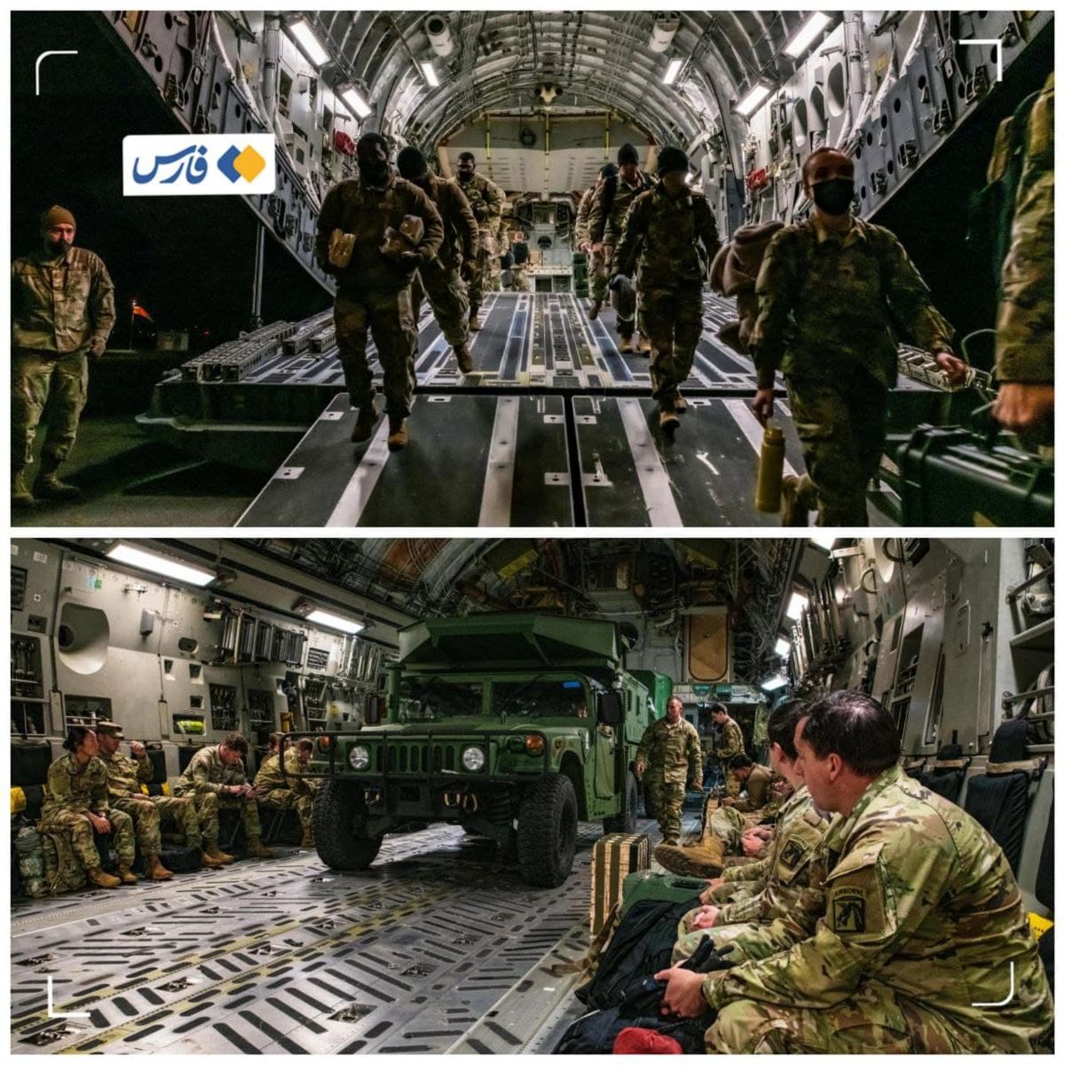  انتقال تسلیحات و نظامیان آمریکایی به مرز روسیه