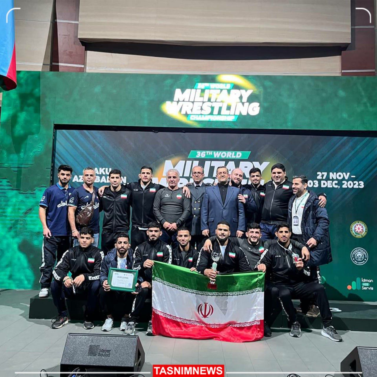 نایب قهرمانی ایران در کُشتی ارتش‌های جهان