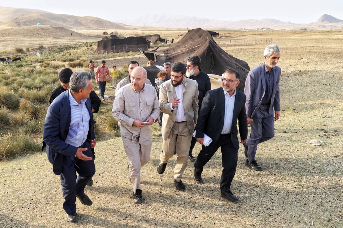 رئیس مجلس با حضور در مناطق محروم روستای سرمرنگ بی‌واسطه با مردم سخن گفت