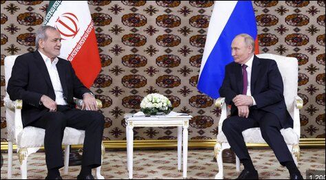 پایان دیدار پزشکیان و پوتین بعد از ۲ ساعت