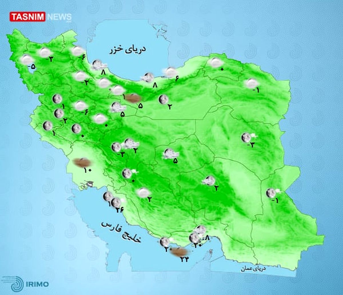 کاهش محسوس دما در شمال شرق کشور / تهران برفی می شود؟