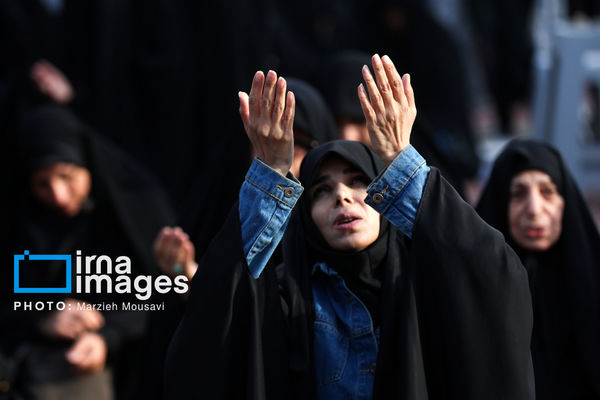 تصاویر: اقامه نماز باران حرم حضرت عبدالعظیم حسنی (ع)