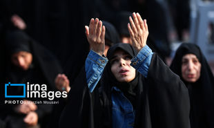 تصاویر: اقامه نماز باران حرم حضرت عبدالعظیم حسنی (ع)