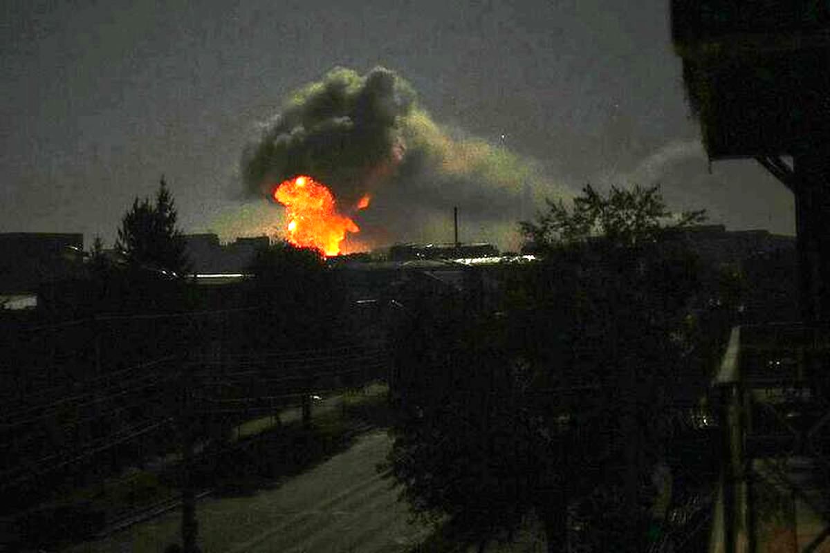 حمله گسترده پهپادی روسیه به پایتخت اوکراین