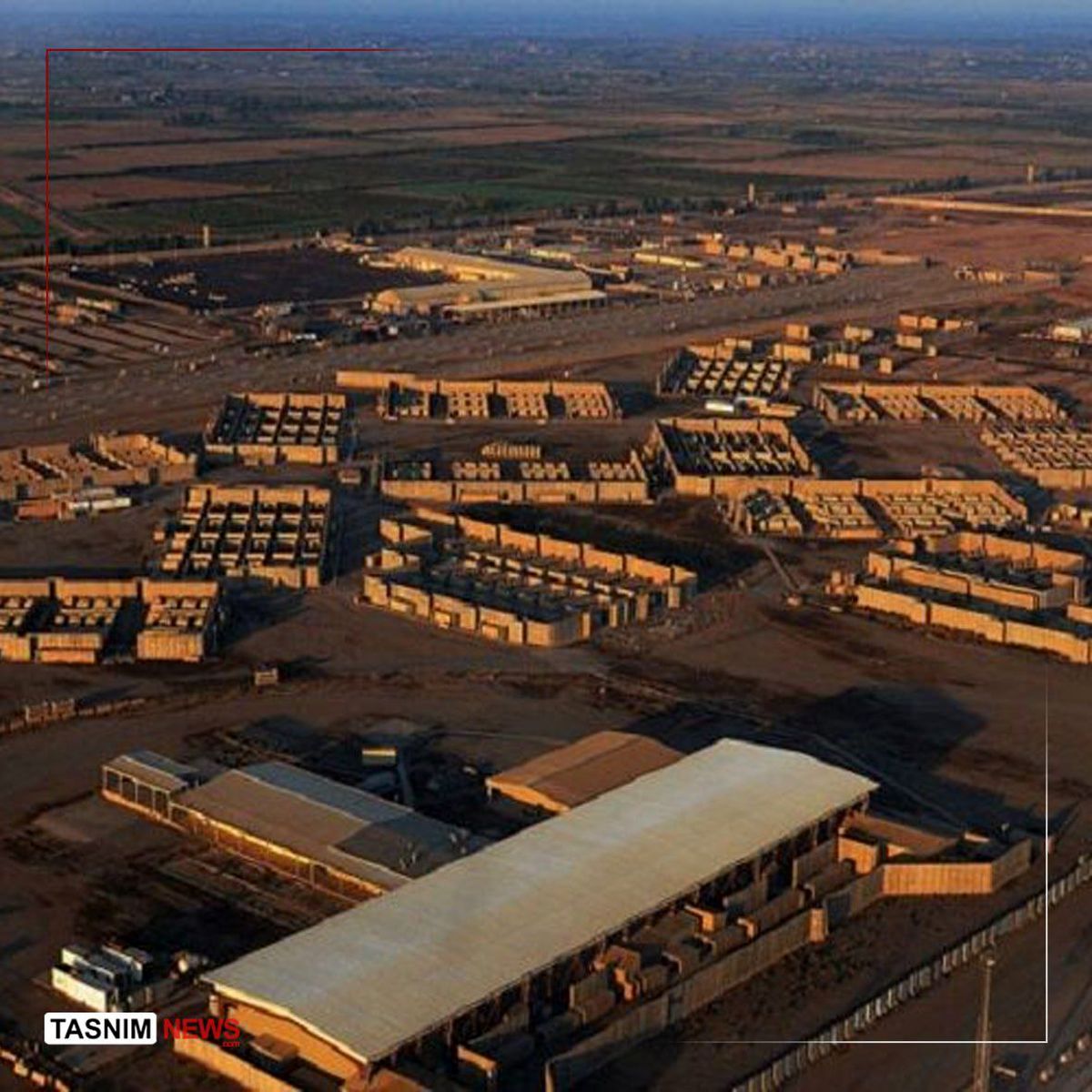 نیروهای آمریکا در حال خروج از عینالاسد