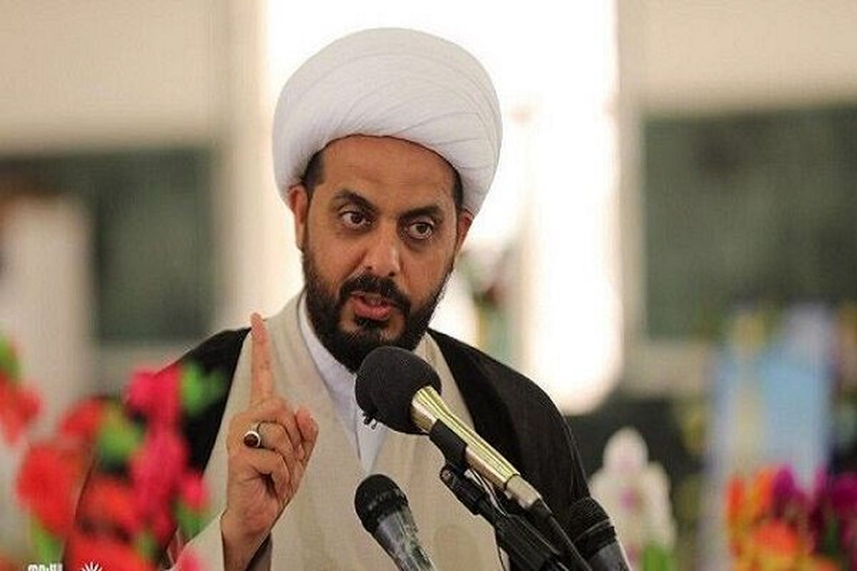 الخزعلی: آمریکا و رژیم صهیونیستی عاملان حمله به «حشد شعبی»  هستند
