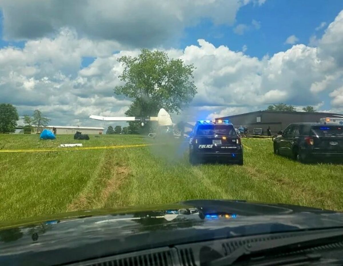 سقوط یک هواپیما در آمریکا