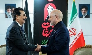تصاویر: دیدار رئیس مجلس سنای پاکستان با قالیباف