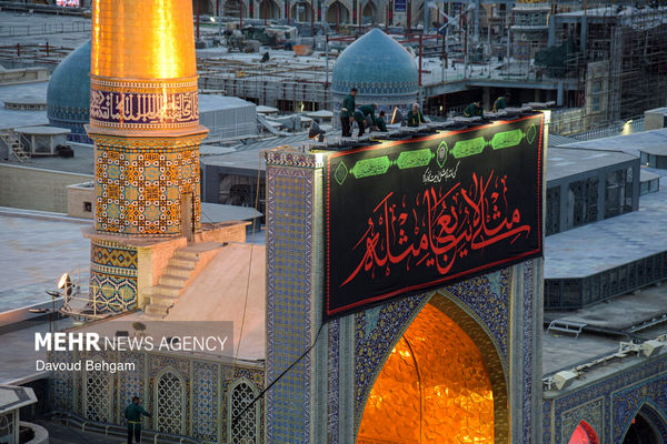 تصاویر: آئین سیاهپوشان حرم مطهر امام رضا (ع)