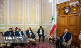 تصاویر: دیدار «علی حسن خلیل» معاون سیاسی رئیس مجلس لبنان با قالیباف