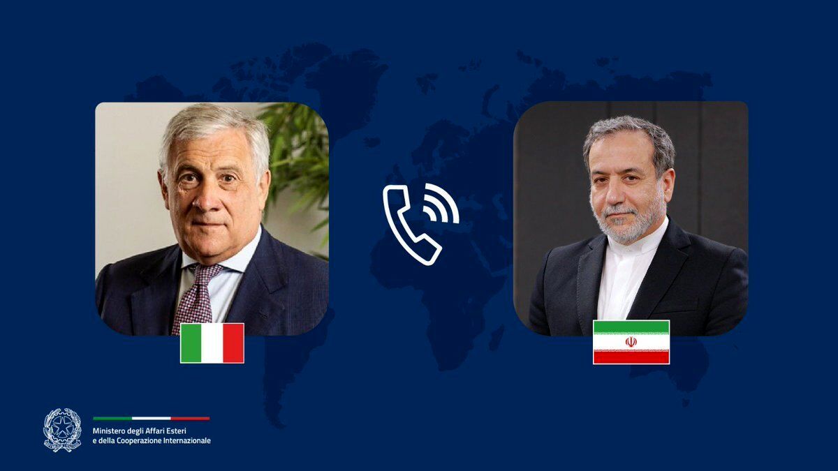 گفت‌ وگوی تلفنی وزیر خارجه ایتالیا با عراقچی