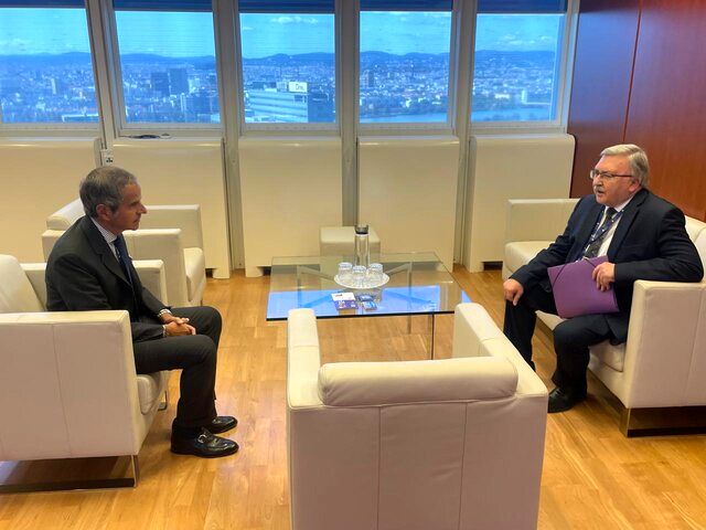 دیدار حساس گروسی و اولیانوف درباره ایران 