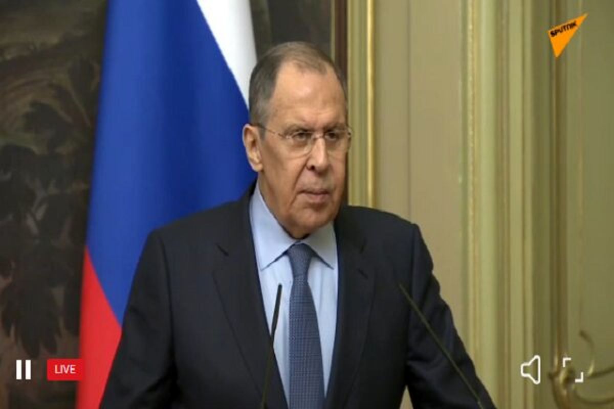 هشدار لاوروف به غرب در کنفرانس خبری با گوترش