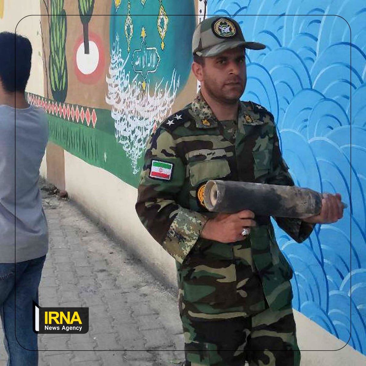 کشف یک خمپاره عمل نکرده در گرگان/ معاون استاندار: درحال پیگیری هستیم