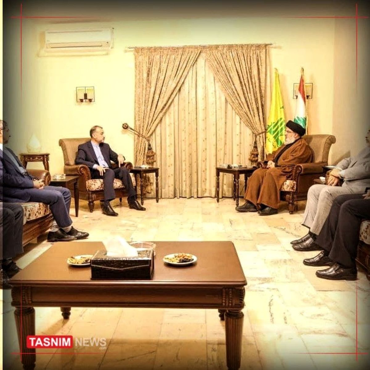 دیدار امیر عبداللهیان با سید حسن نصرالله در بیروت/نصرالله: ایران همپیمان صادقی است