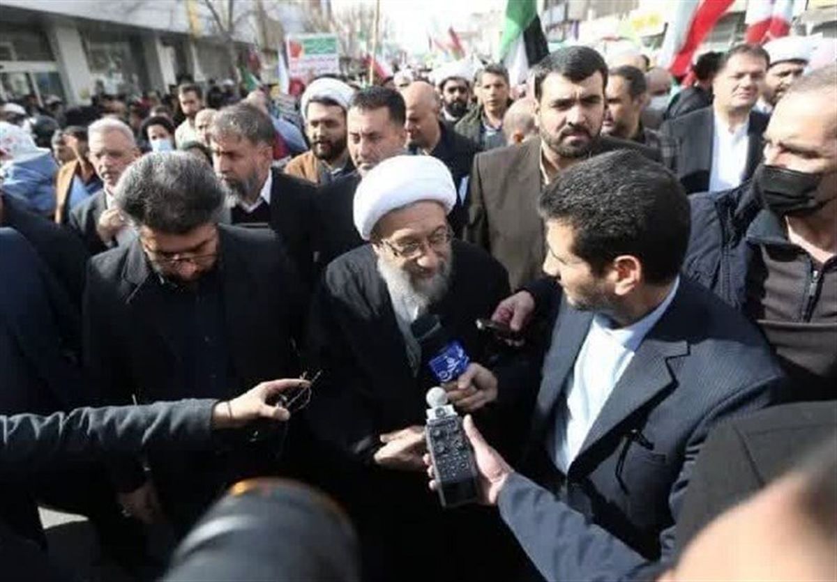 آملیلاریجانی: راهپیمایی امروز پیام روشنی برای آمریکا داشت
