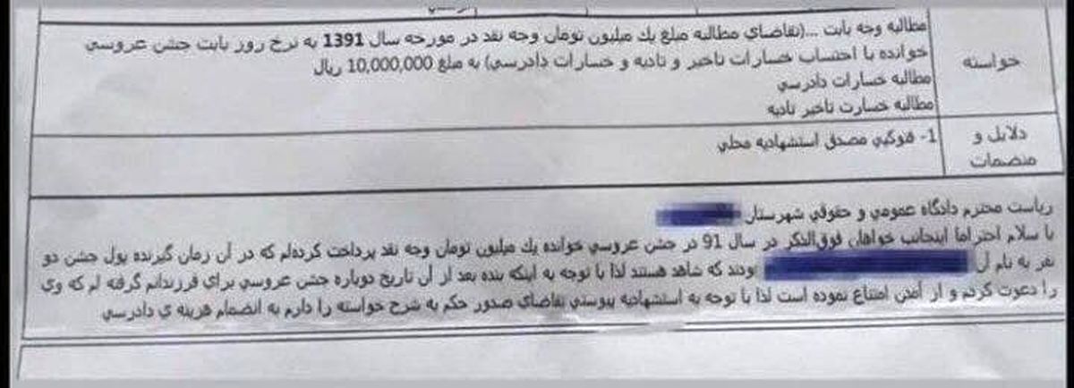 شکایت عجیب در ایران! +عکس