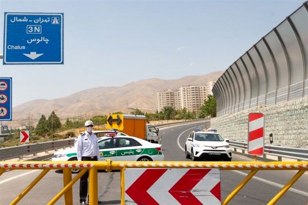 ترافیک سنگین در جاده چالوس و هراز