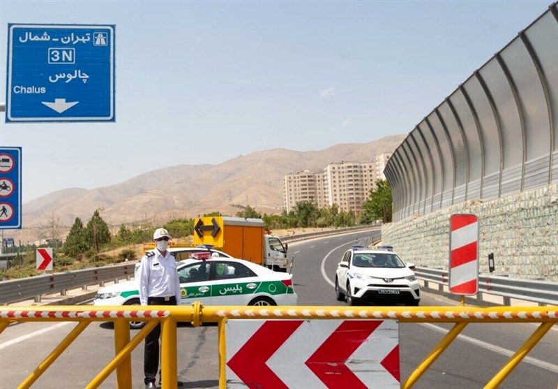 ترافیک سنگین در جاده چالوس و هراز