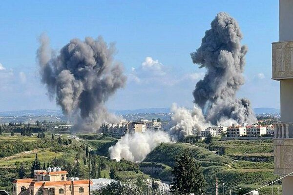 حمله به یک ساختمان مسکونی در بیروت 