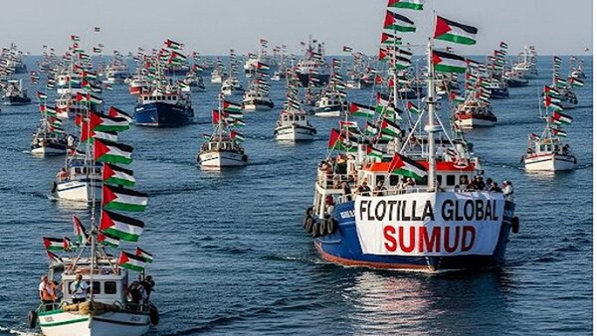 گفت‌وگوی جالب با ایرانی حاضر در صمود؛ صمودی‌ها از موشک‌های ایران می‌گفتند