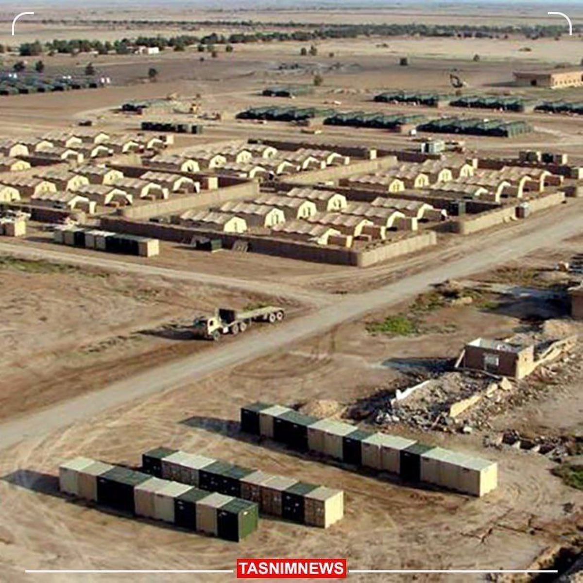 تحرکات نظامی آمریکا در پایگاه عین الاسد