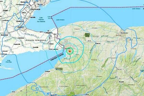 زلزله اینبار در آمریکا