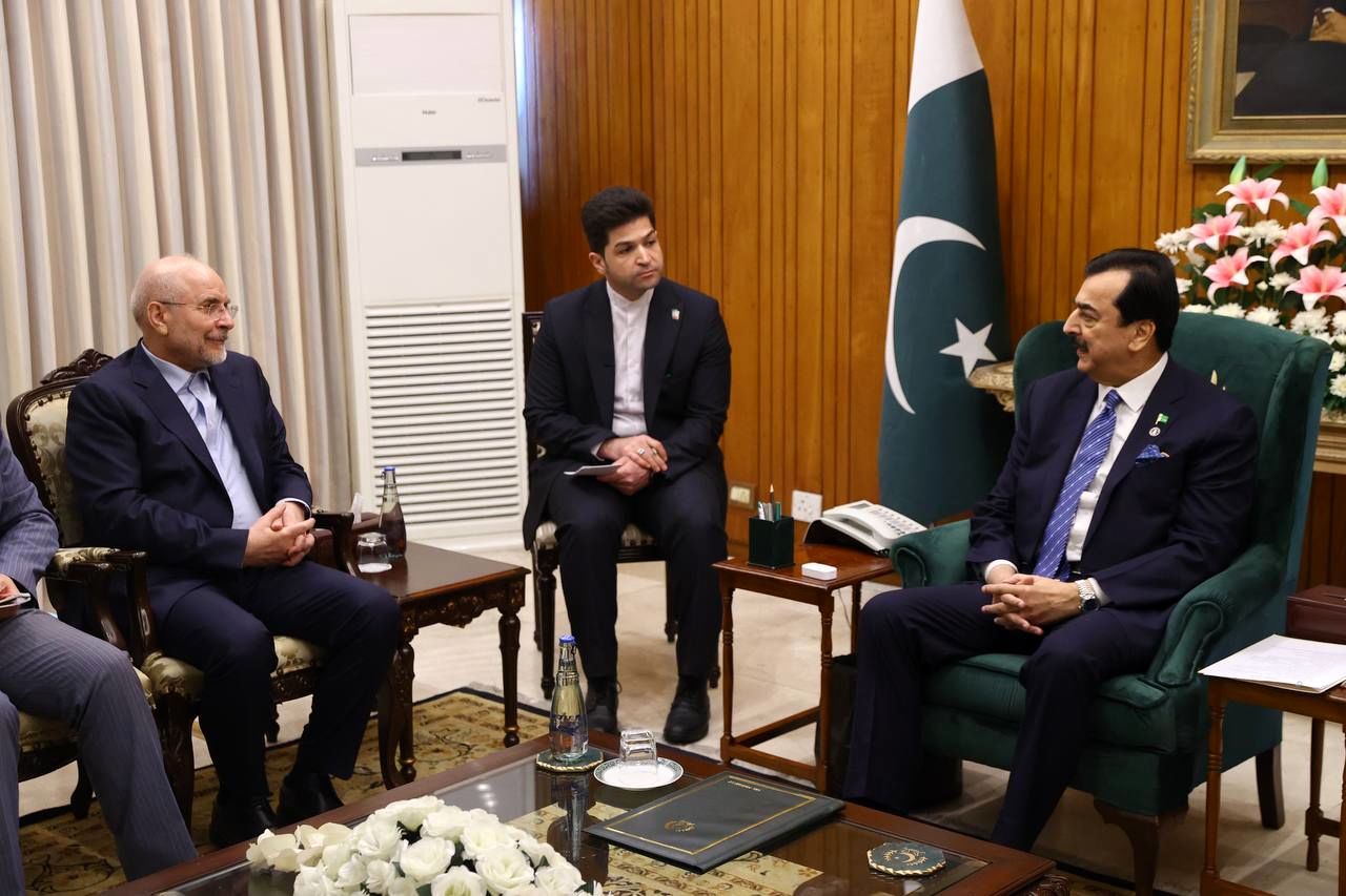 قالیباف: اولویت ایران و پاکستان گسترش روابط اقتصادی و افزایش حجم مبادلات است