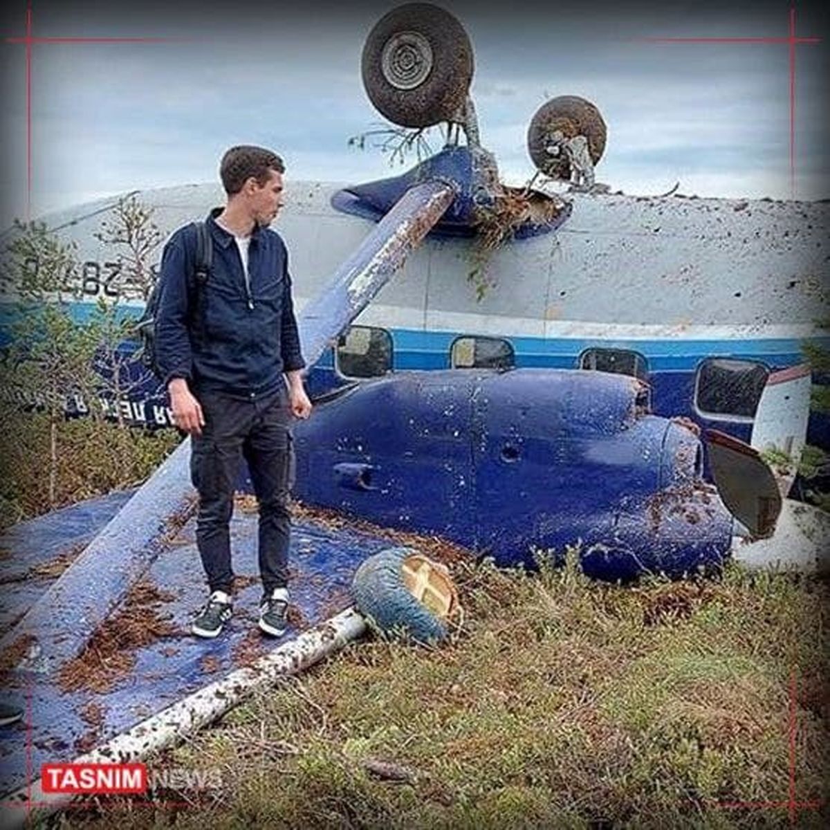 سرنشینان هواپیمای سبک مسافری روسیه نجات یافتند