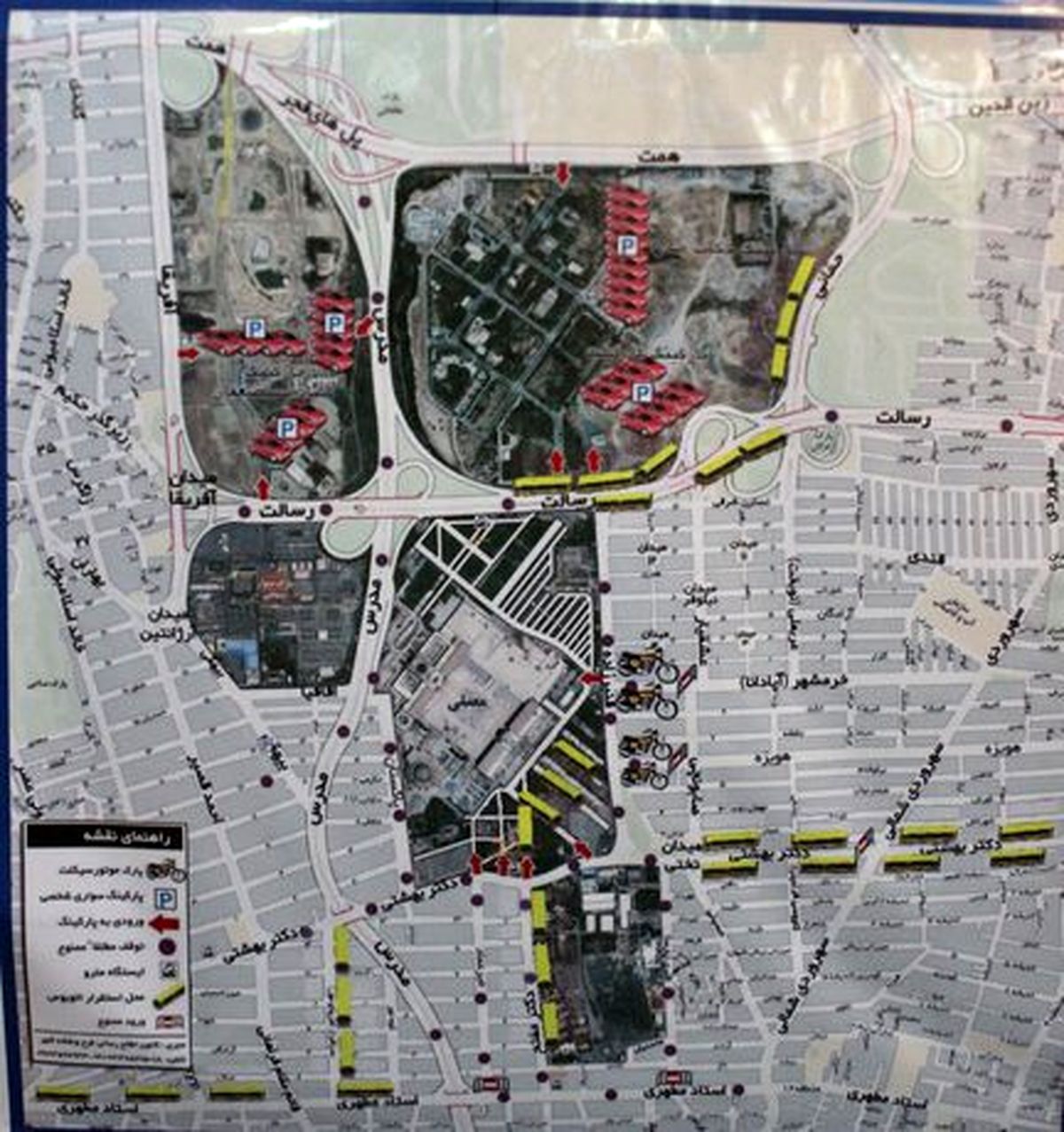 محدودیت‌های ترافیکی نمازعیدفطر+نقشه