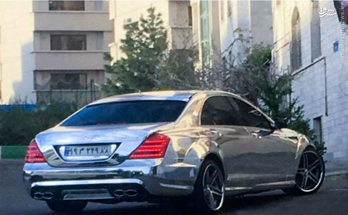 عکس: خاص‌ترین رنگ مرسدس در تهران
