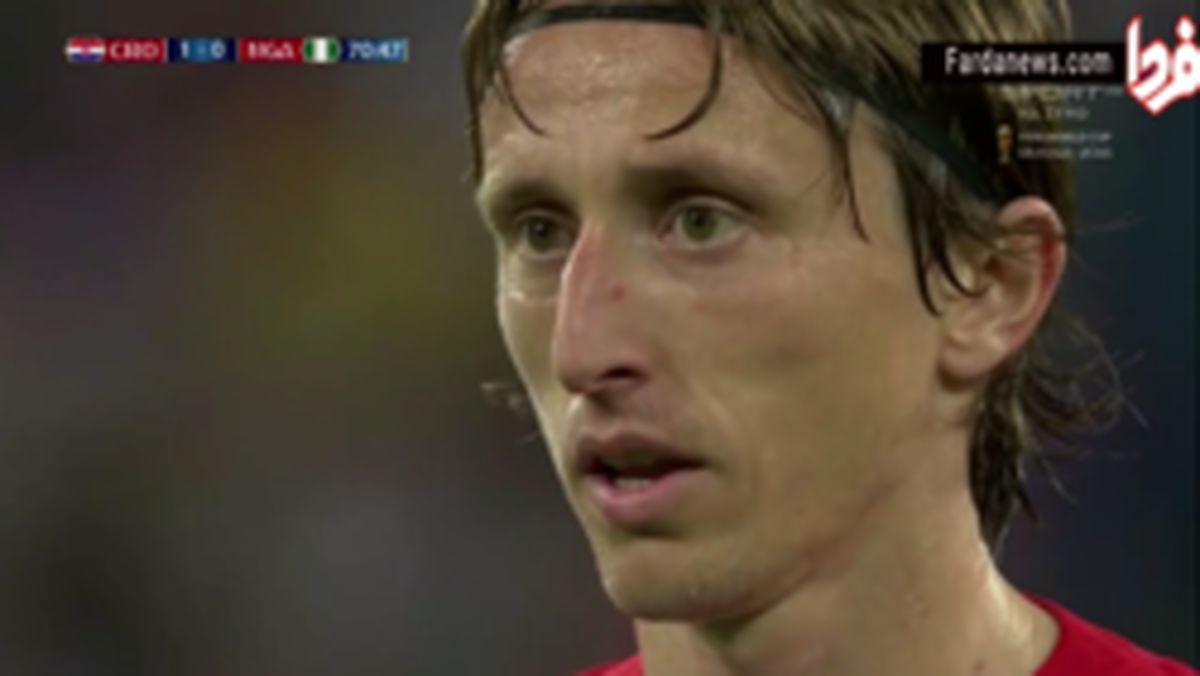 فیلم : گل دوم برای کرواسی توسط " مودریچ " (پنالتی)