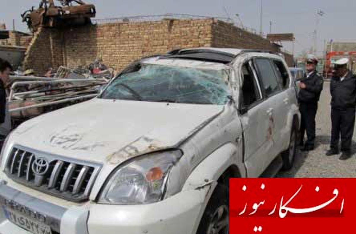 تصاویر/ خودرو واژگون شده علی دایی