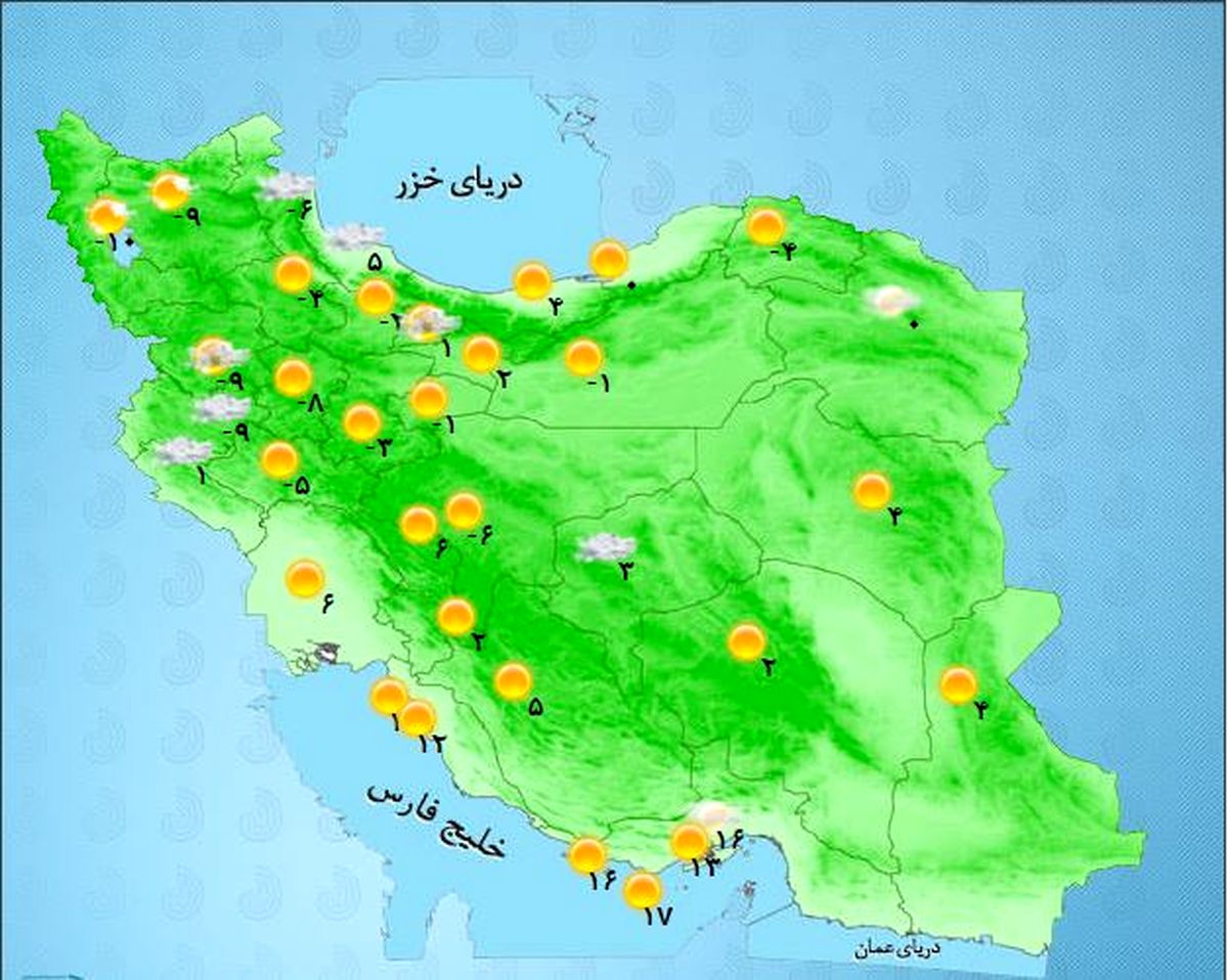 سامانه بارشی جدید درحال ورود به کشور +جدول
