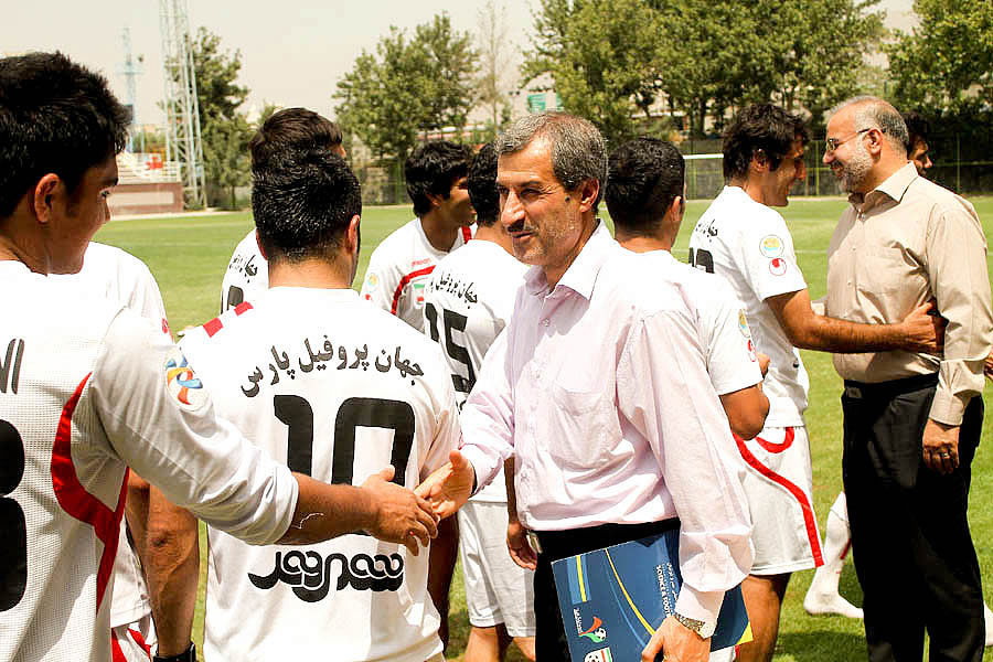 حضور مایلی کهن در تمرین پرسپولیس