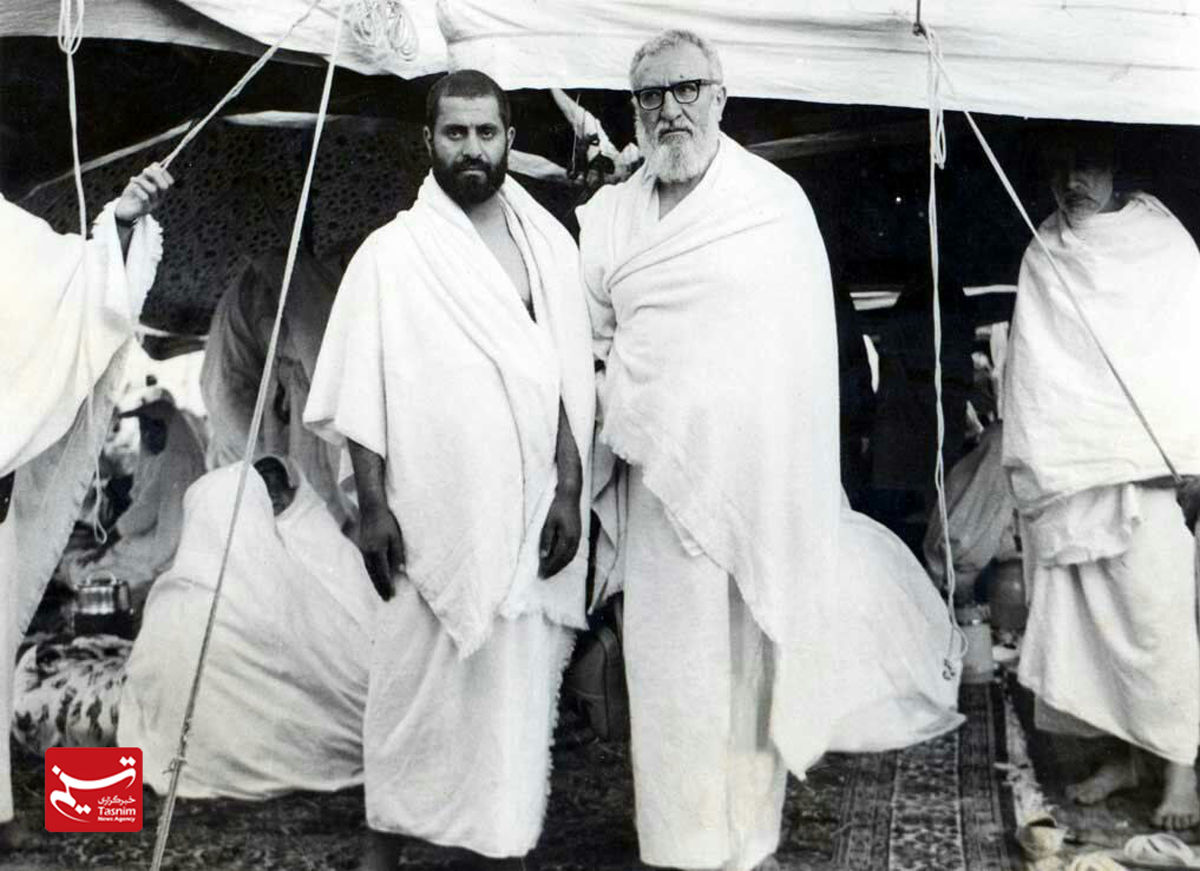 عکس:مرحوم کافی در صحرای عرفات