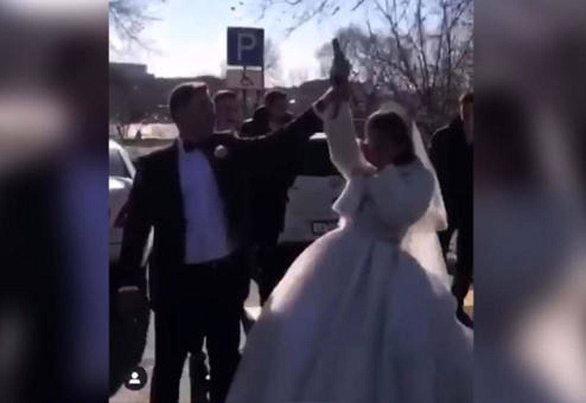 بازداشت عروس و داماد تیرانداز بعد از جشن عروسی +فیلم