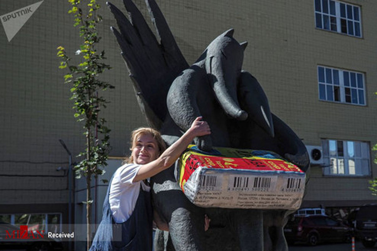 تصاویر: عجیب‌ترین مجسمه‌ها در روسیه