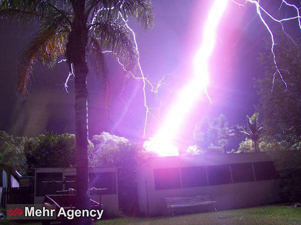 ترسناکترین عکس از رعد و برق که دیده اید!