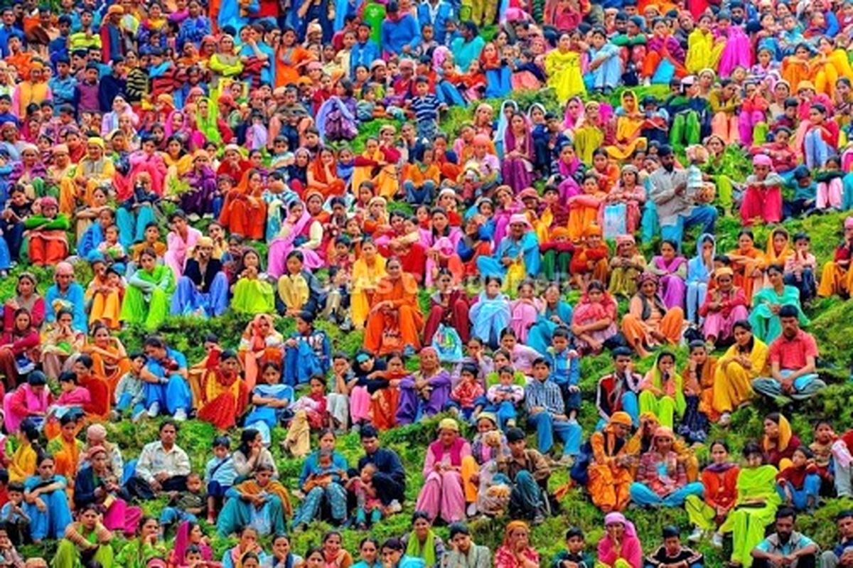 عکس/ آدم‌های رنگ وارنگ