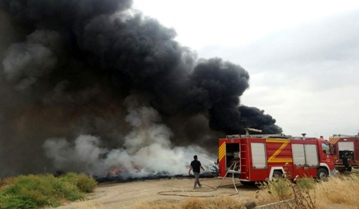 علت دود سیاه آسمان گنبدکاووس چه بود؟ +تصاویر