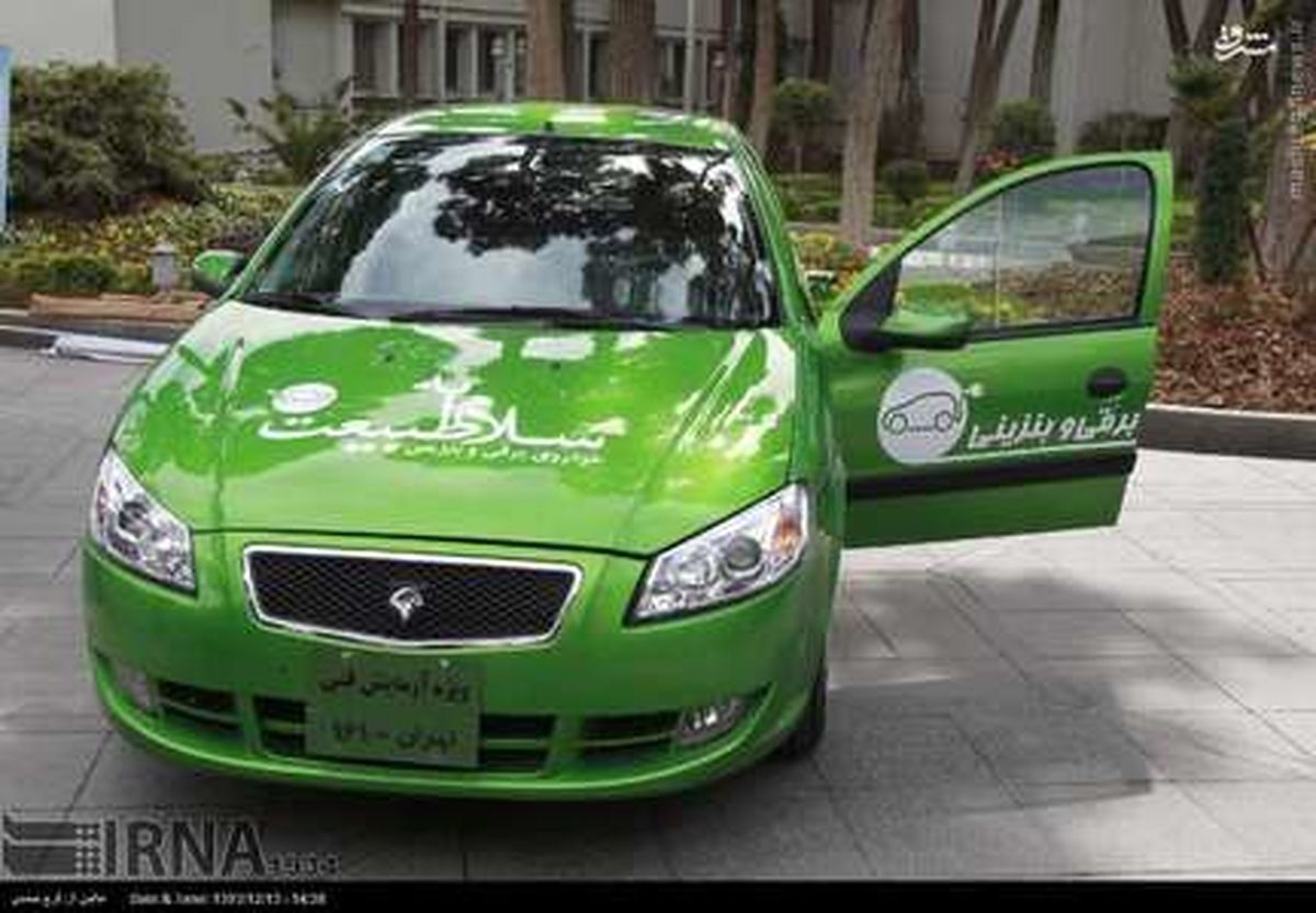 رونمایی از خودرو برقی- بنزینی/تصاویر