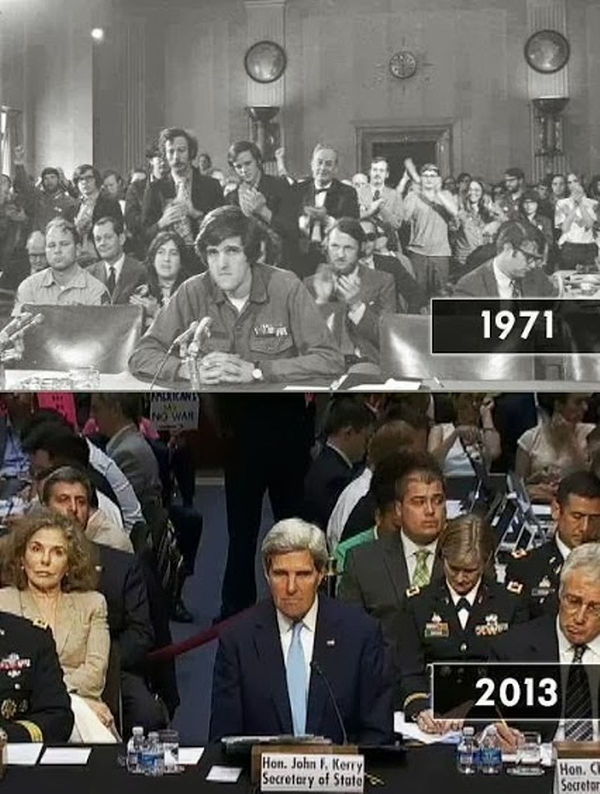 جان کری از دیروز تا امروز !/عکس
