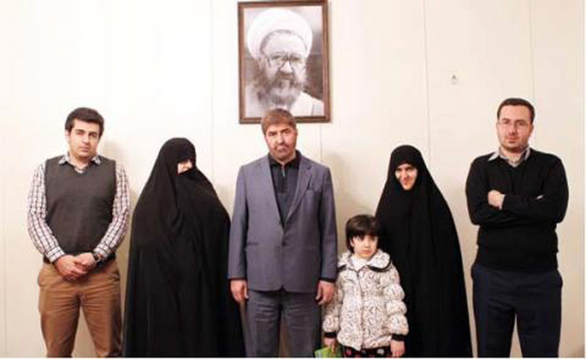 عکس/علی مطهری و خانواده در یک قاب