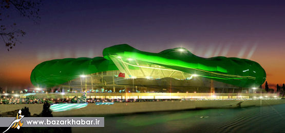 استادیومی به شکل کروکودیل/تصاویر