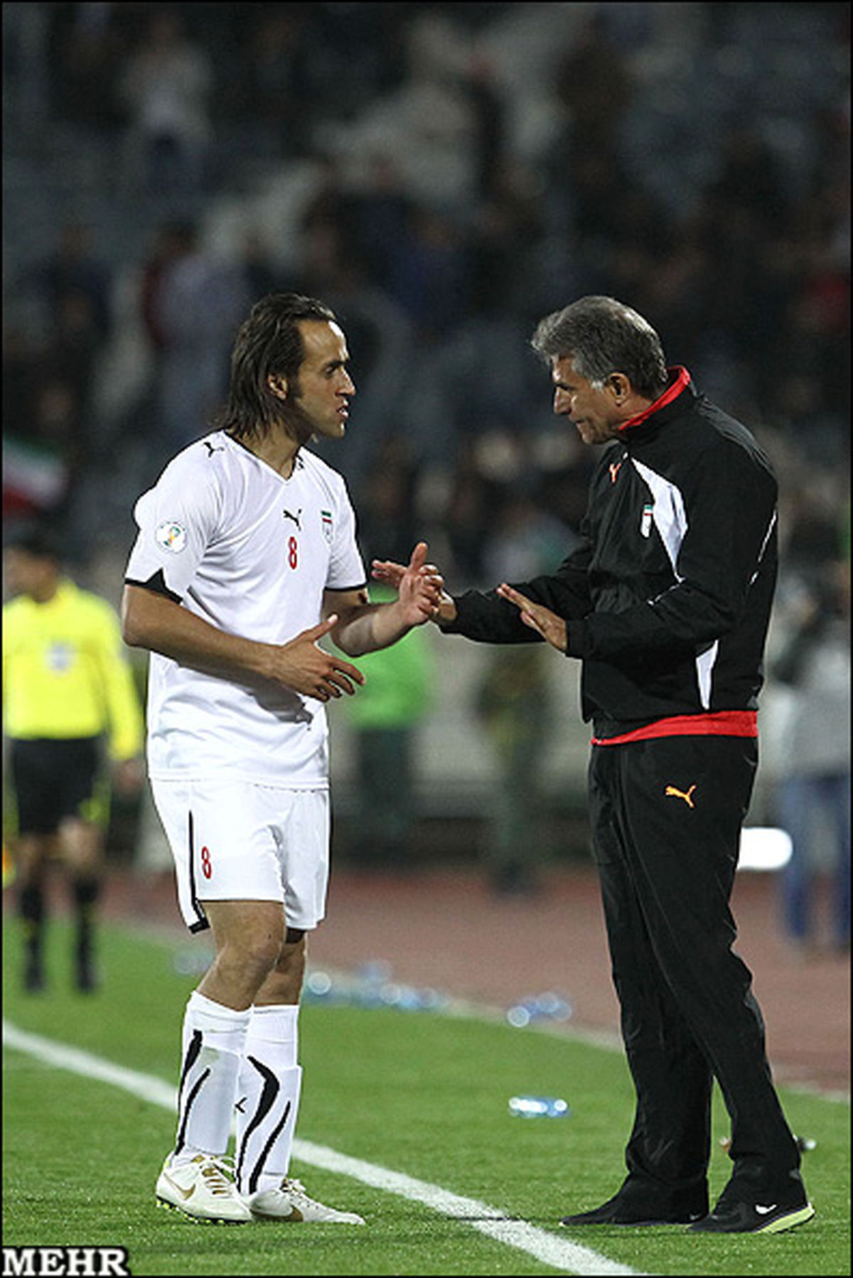 عکس/ توصیه‌های کی‌روش به کریمی