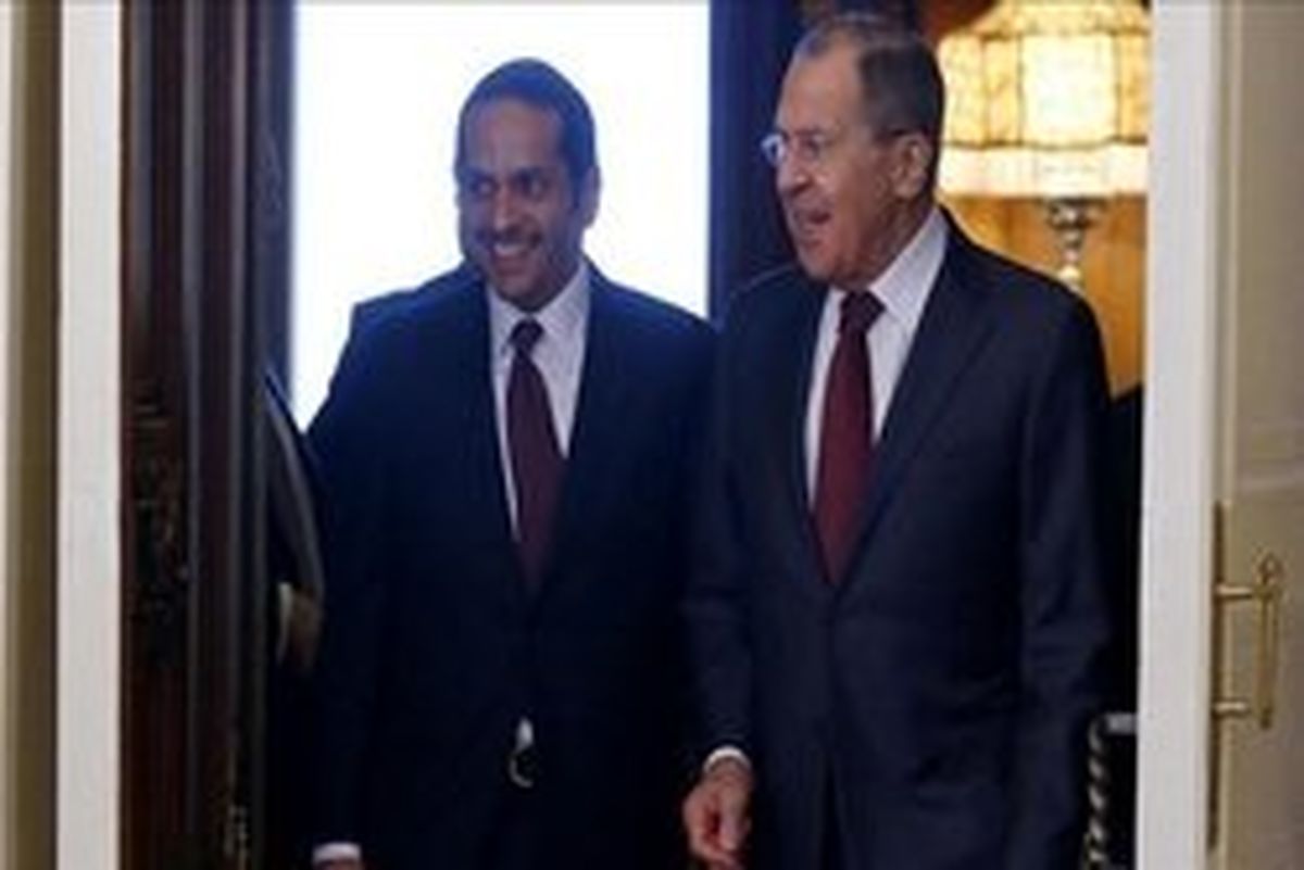 وزرای خارجه قطر و روسیه دیدار کردند